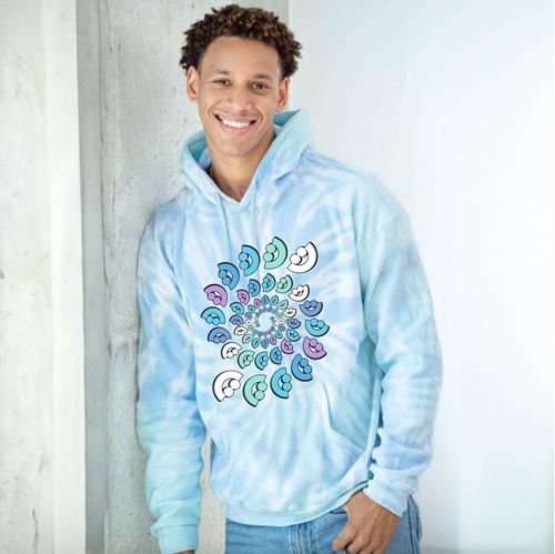 Picture of Cloud Fleece Tie Dye Hoody