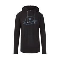 Picture of Black Slub Hooded Tee