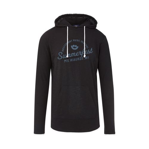 Picture of Black Slub Hooded Tee
