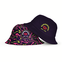 Picture of Reversible Bucket Hat: Purple