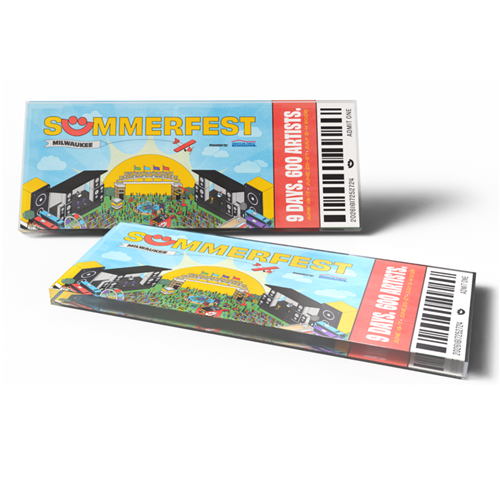 Picture of Acrylic Ticket Magnet