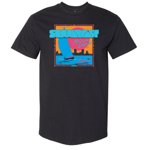 Picture of Black Vintage Sailboat Tee