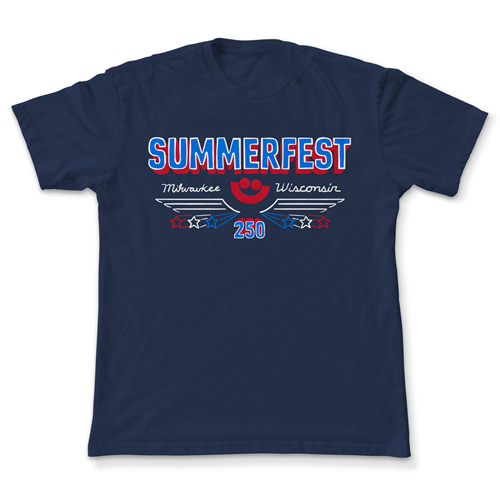 Picture of Navy Patriotic Tee