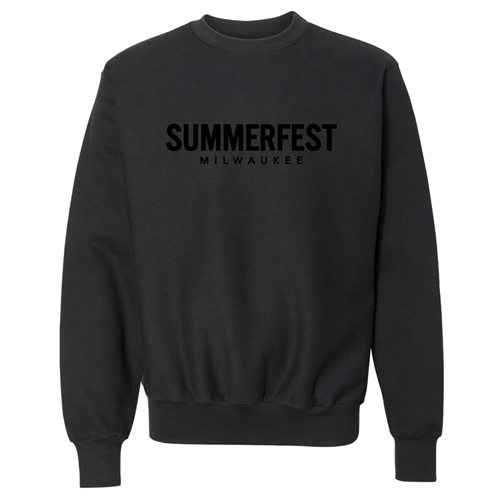 Picture of Liquid Metal Black Crewneck