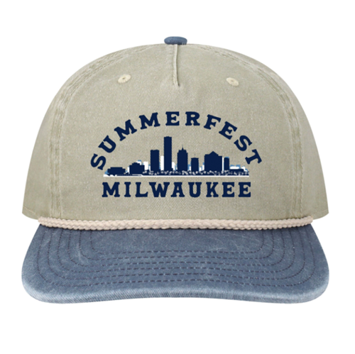 Picture of Pebble/Navy Skully Cap