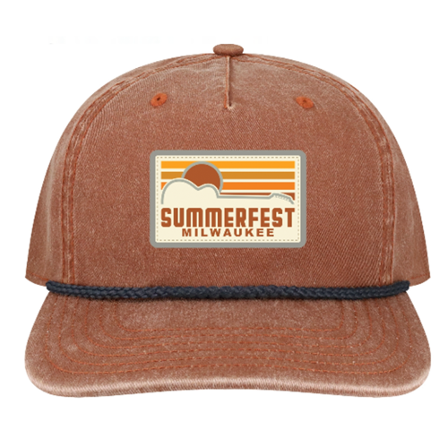Picture of Rust Skully Rope Cap